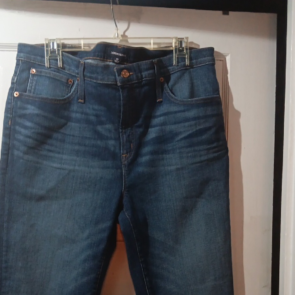 J. Crew Dark Blue Toothpick Leg Jeans